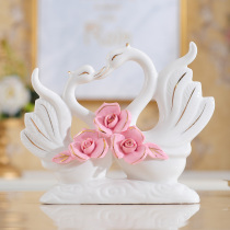 Swan Swing Pieces Ceramic Decorations Living Room Wedding Gift Wine Cabinet TV Cabinet Home Bedroom Room Bestie Gift