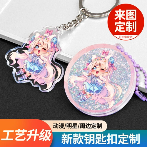 Акриловый мультяшный брелок, делается под заказ