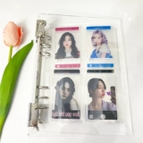 Ark Card Book Custom Transparent Four -House Live Pages A5 Перегородка A4 Внутренняя страница DIY Storage Руководство для небольшой карты