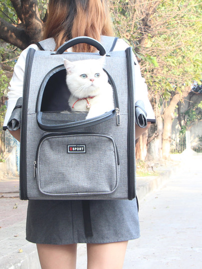 Breathable pet bag cat bag portable pet bag cat backpack cat bag foldable dog bag cat backpack