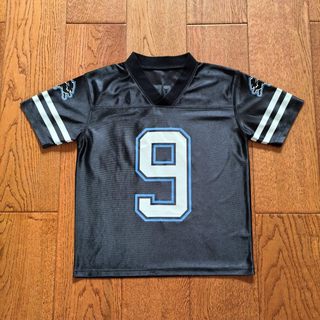 Teenagers and children short-sleeved v-neck rugby jersey sports top t-shirt digital printing retro american style