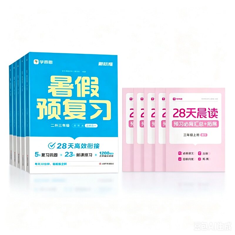 【学而思官方】2026暑假预复习暑假作业书架预习语数英三合一实验班学霸预备课堂领跑计划一升二升三升四升五升六年级新课标视频