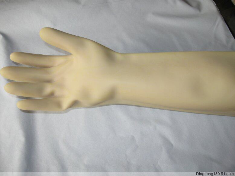 Jiang Zhejiang Shanghai 10 Pay ultra-thick latex industrial gloves anti-acid and acid-proof pH 30 cm 45 cm