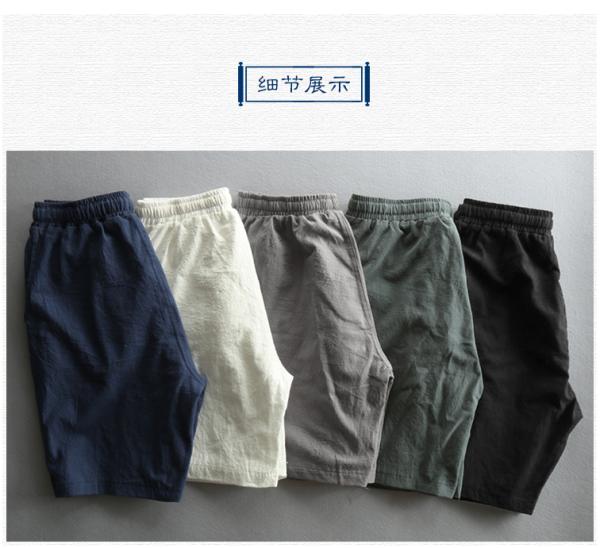 Mùa hè 2018 quần short nam mới giản dị co giãn phần eo thoáng khí, quần lửng 5 điểm áo nam hàng hiệu