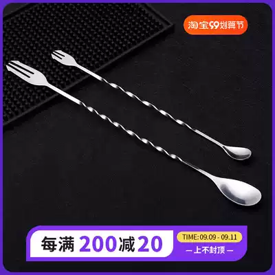 Stainless steel bar more bar spoon mixing stick more mixing spoon more mixing spoon and mixing spoon more Spiral Bar