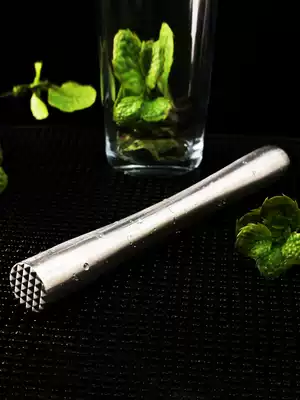 Stainless steel mash stick lemon mash crush stick crushed popsicle rolled garlic press bar mojito ice hammer
