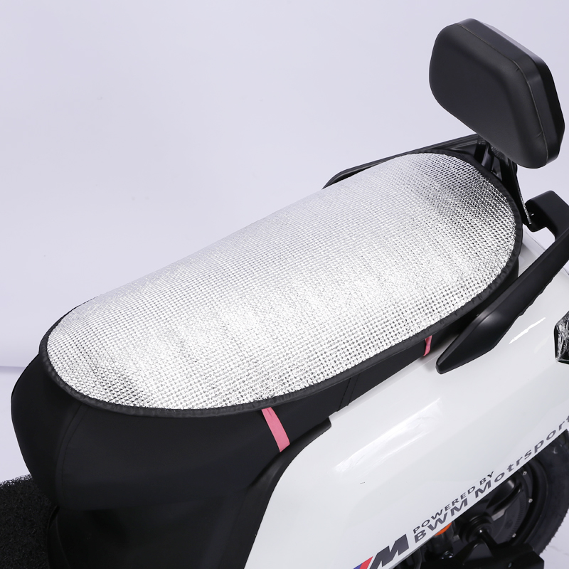 Electric car seat cushion Summer sunscreen seat cover Motorcycle saddle cushion universal seat cushion cover thickened increase waterproof reflection