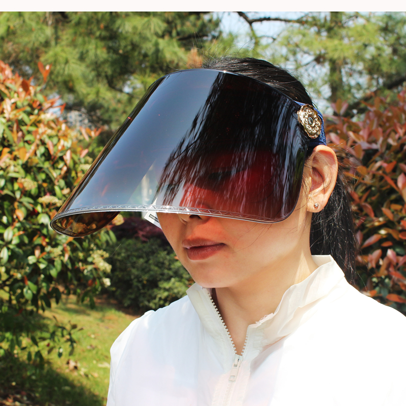 Sun Visor Summer Empty Top Sun Hat Lady Shade Face Mask Sunscreen Anti UV Outdoor Bicycling Men's Anti-Air Foam