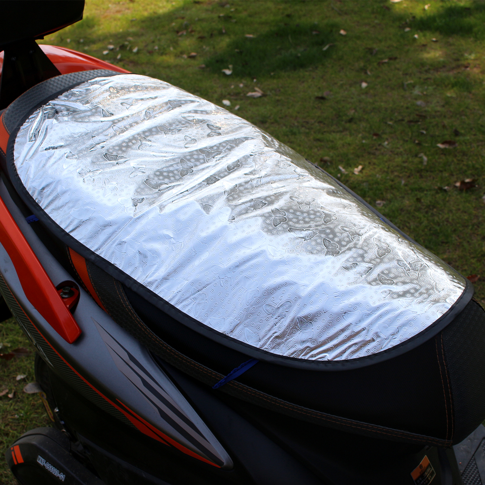 Electric car sunscreen cushion seat cushion cover Motorcycle battery car waterproof heat insulation shading Scooter cushion summer