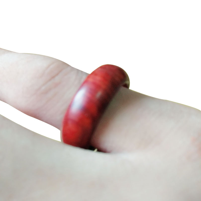 Bague mixte OTHER   en Palissandre Huanghuali - Ref 3088480 Image 5