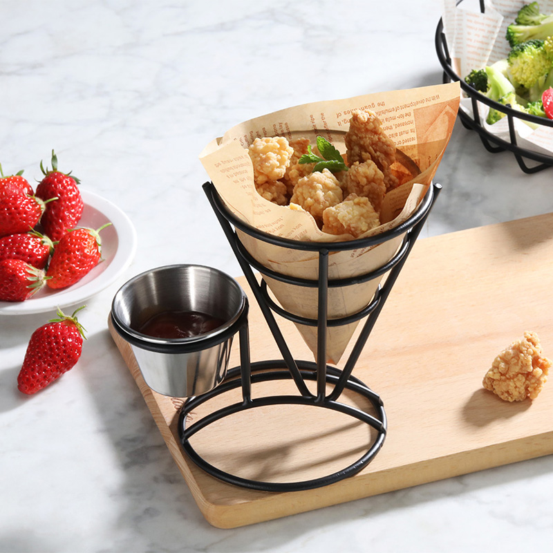 Fruit frame snack basket iron