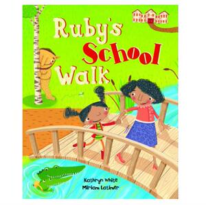 【外图原版】进口英文 Ruby’s School Walk红宝石学校漫步