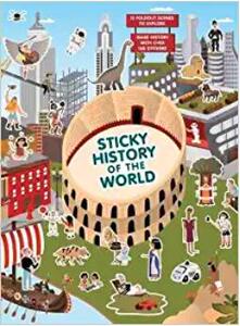 【外图原版】进口英文 Sticky History of the World（贴纸书）