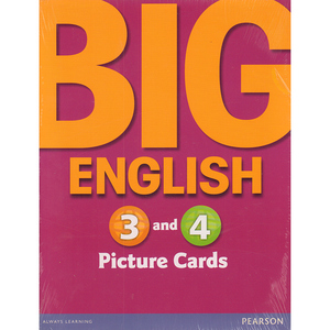 【外图原版】进口英文 Big English 3 - 4 Picture Cards 教学卡片 3-4级别 第一版