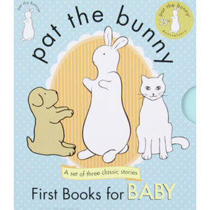 【外图原版】进口英文 Pat the Bunny: First Books for Baby3册合售 拍拍小兔子