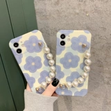 视视看 Apple, брендовая синяя цепь pro, чехол для телефона, iphone7, защитный чехол, в цветочек, 11, 8plus, японские и корейские, популярно в интернете