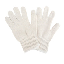 All cotton yarn gloves work labor gloves cotton gloves Luo mouth gloves yarn gloves