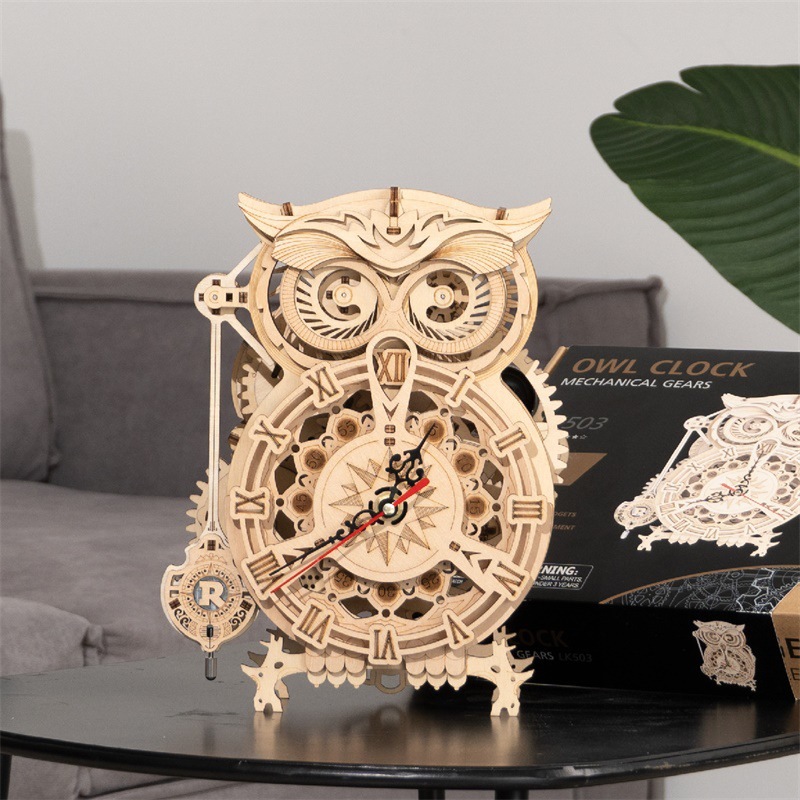 Owl Eagle Seat Bell Diy Handmade Adornment Assembly Retro Office Home American Living-room Table Swing Pieces