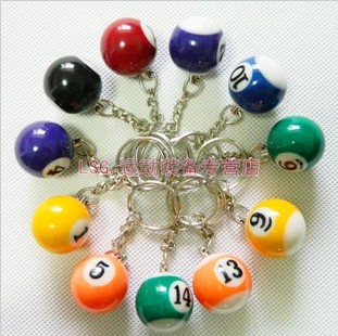 Billiards Chain Billiards Accessories Small Hangpin Billboard Key Chain Digital Small Hanging 24 Yuan Box