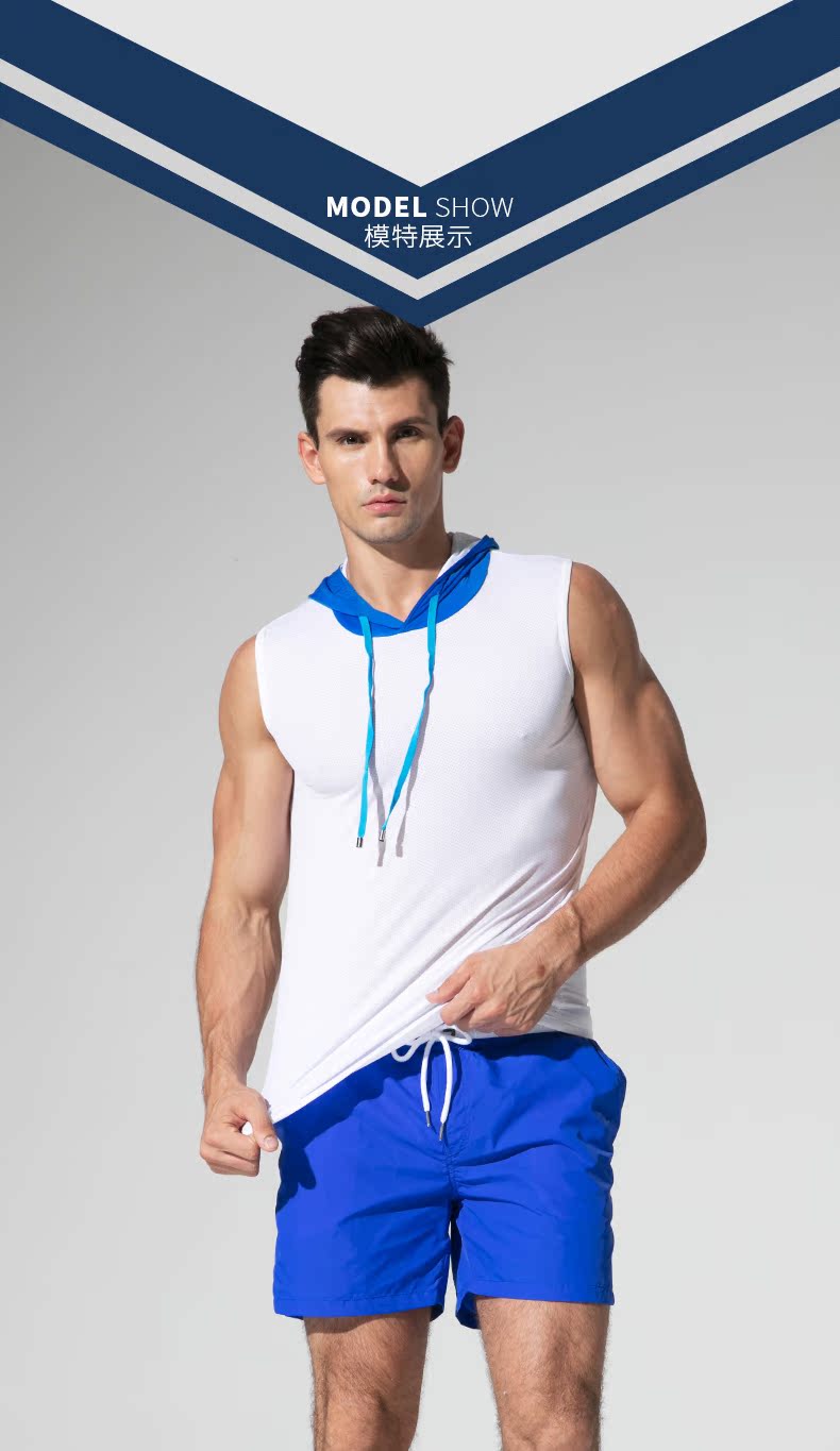 Desmiit trên quần đi biển quần lửng nam mỏng đi biển quần short kỳ nghỉ ba điểm quần khô nhanh giản dị 	quần áo đôi đi biển hà nội