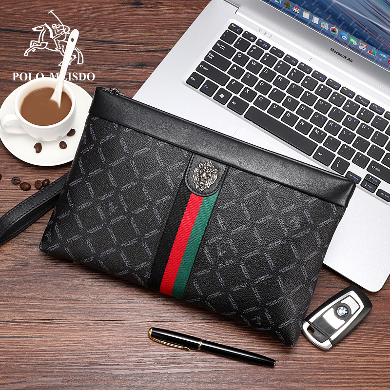 British Ralph Lauren polo men's handbag large-capacity clutch luxury brand 2021 new high-end clutch bag envelope bag