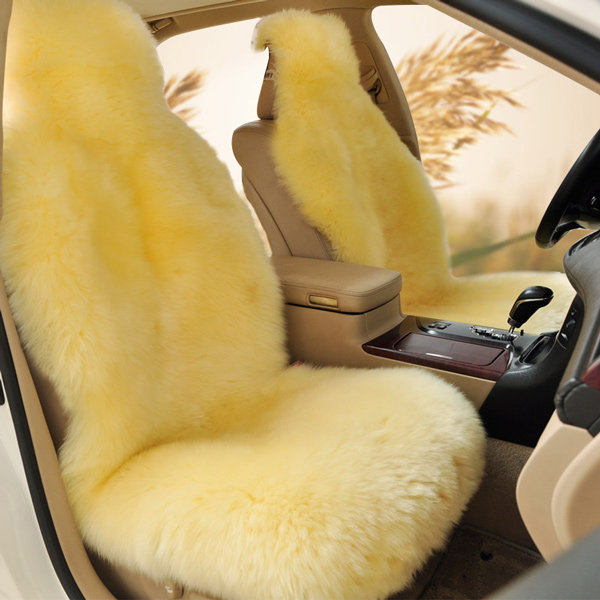 Hengbei car seat cushion winter wool full length fur one piece of wool car cushion cashmere plush seat cushion