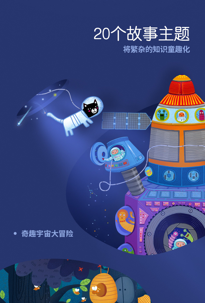 法国艺术家绘制 弥鹿 儿童益智大块拼图 图7
