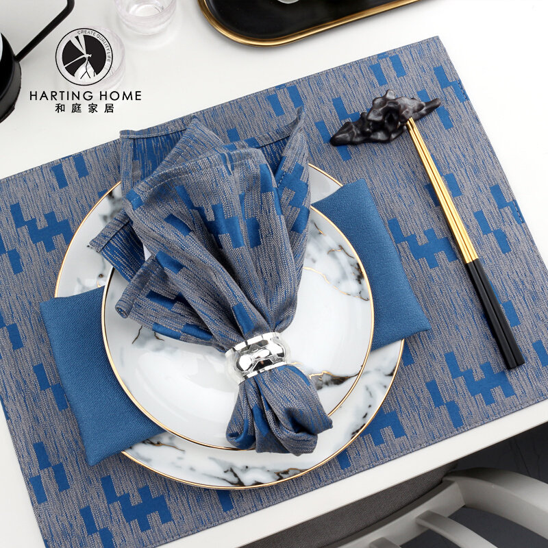 New Chinese style dining mat Nordic light lavish and windy dining mat minimalist Fancy Luxury Hotel Special thermal insulation mat
