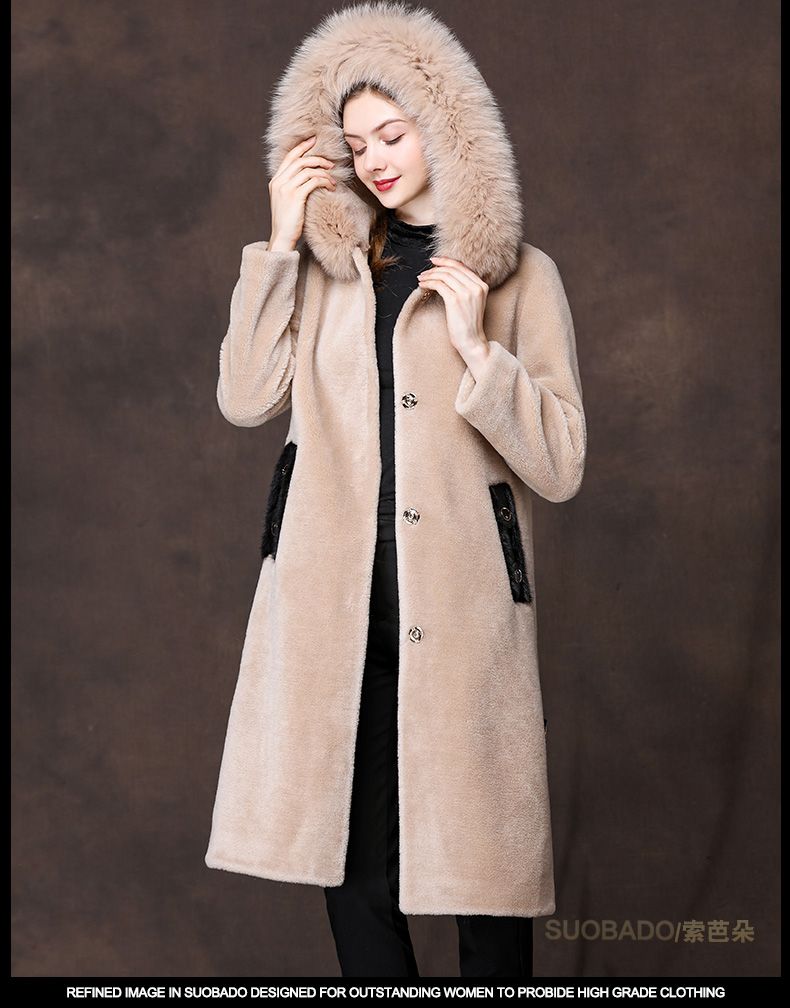 Manteau de fourrure femme SUOBADO    - Ref 3174821 Image 17