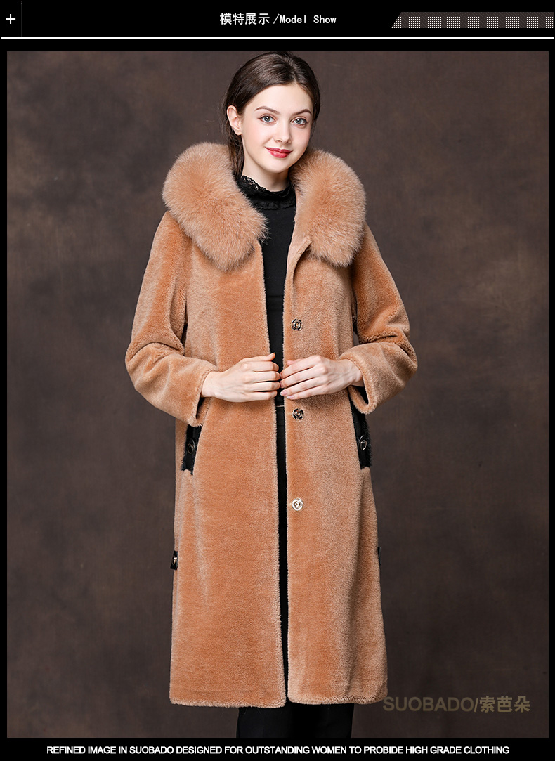 Manteau de fourrure femme SUOBADO    - Ref 3174821 Image 10