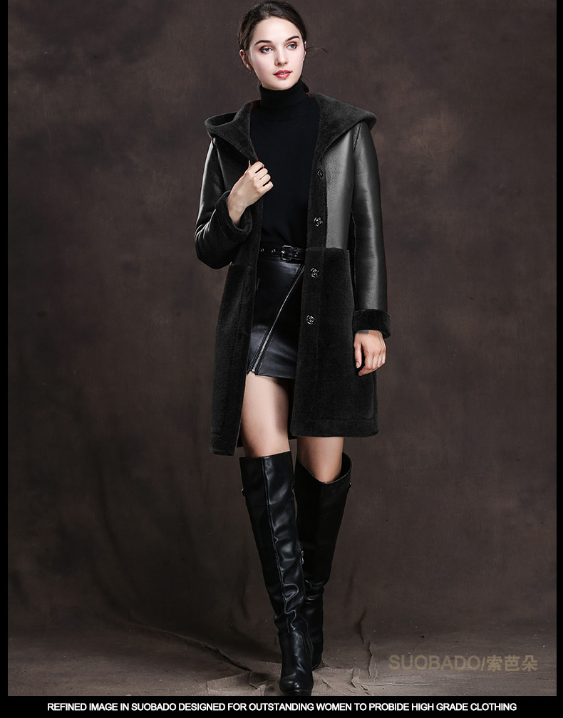 Manteau de fourrure femme SUOBADO    - Ref 3173932 Image 29