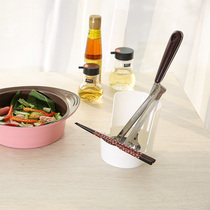 Japan FaSoLa kitchen lid rack Pot lid spoon rack Cooking chopsticks spoon rack Cutting board storage rack Cutting board rack