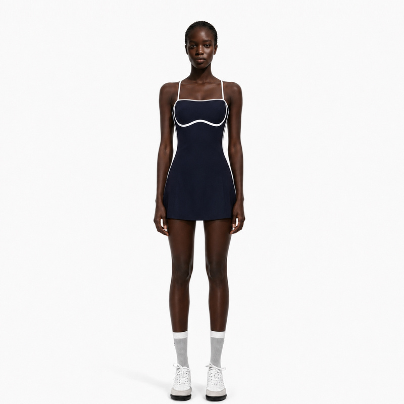 Kaiora Zhong Chuxi Style One-Piece Swimsuit with Straps for Women, Slim Fit, Color-Blocked Trim, Tummy-Concealing, Slimming Swimwear Kaiora Zhong Chuxi Style One-Piece Swimsuit with Straps for Women, Slim Fit, Color-Blocked Trim, Tummy-Concealing, Slimming Swimwear