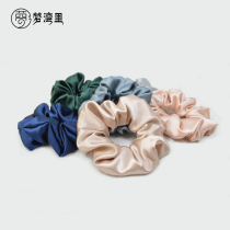 Silk hair ring 5cm large large intestine ring French retro simple Korean ins head rope headdress head flower Port wind hair ornament