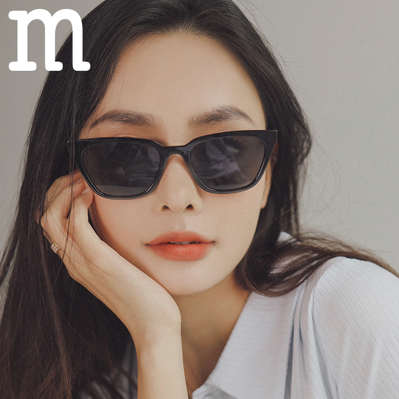 Mo Shou inverted trapezoidal sunglasses women's high-end feeling ins glasses trend net red sunglasses big face slimming 2022 new