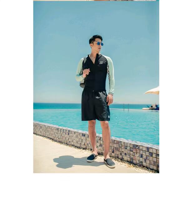 Bộ đồ bơi nữ dây kéo dài tay chống nắng ống thở phù hợp với sứa quần áo nam và nữ lặn phù hợp với bộ đồ bơi đôi mỏng đồ đôi nam nữ đi biển