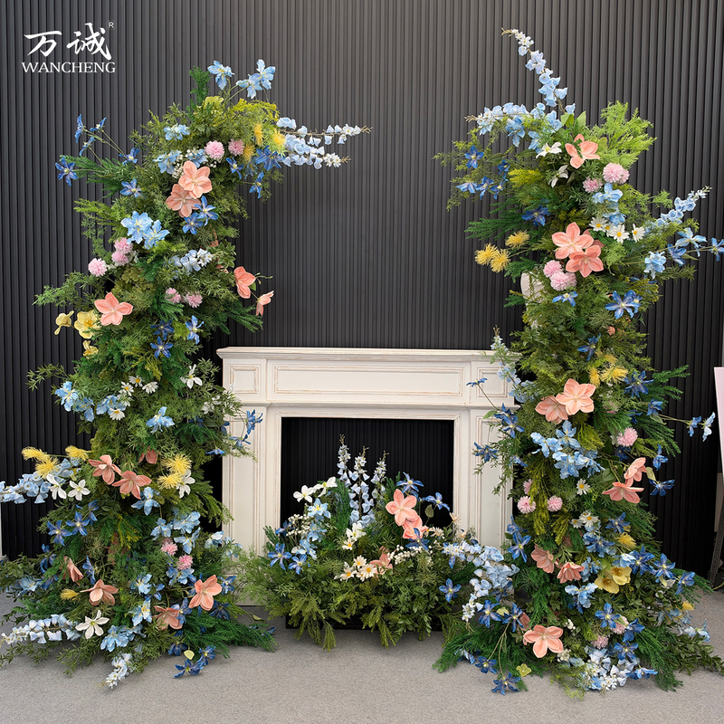 Arch Flower Column Artificial Flower Horn Gate Wedding Background Decoration Photography Fake Flowers Monet Spring Garden Horn Gate Set Arch Flower Column Artificial Flower Horn Gate Wedding Background Decoration Photography Fake Flowers Monet Spring Garden Horn Gate Set