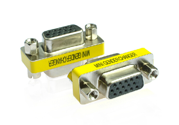 VGA pair of joint double-female head 15 holes for hole-to-hole adapter VGA mother-to-mother joint VGA extension