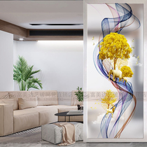 Modern entry screen partition glass living room Nordic luxury bedroom entrance wall Hotel mobile home small apartment