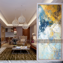 Nordic Art Glass Screen Decoration Living-room Bedrooms hotel Chater partition Hyun Guan Crafts Abstract Painting Background Wall