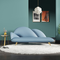 2021 new Nordic light lavish real leather sofas lazy people Guido Deck Chair Bedroom Minima Modern small family apartment