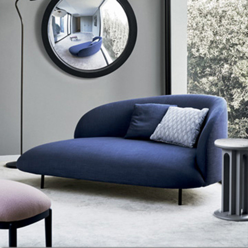 Your courtenity Lying Chair Nordic Noble Princess Chair Sofa Beauty bed fabric Removable Washing Sloth Bedroom Light Extravagant Princess Chair Modern