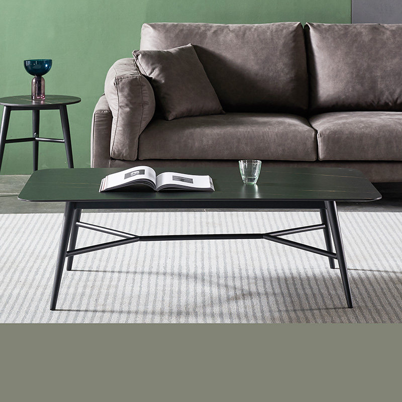 Italian minimalist rock plate coffee table table modern minimalist living room size apartment home Nordic marble coffee table
