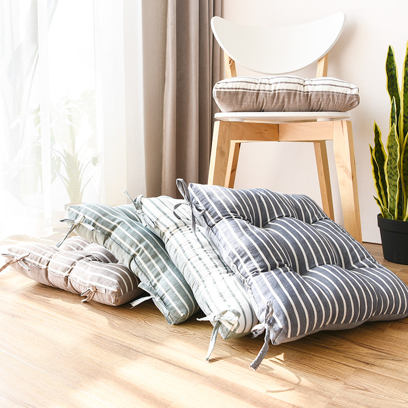 Thickened Chair Cushion Office Seat Cushion Student Female Classroom Stool Butt Cushion Winter Breathable Home Chair Cushion