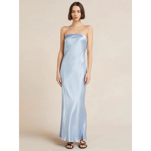 Counter Genuine Bec+Bridge Kendou Same Style Tube Top Backless Bride Bridesmaid Dress Long Skirt Dress for Women Counter Genuine Bec+Bridge Kendou Same Style Tube Top Backless Bride Bridesmaid Dress Long Skirt Dress for Women