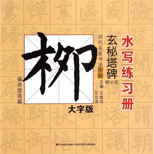 玄秘塔碑(柳公权偏旁提高篇大字版)/历代名家书法字帖水写hd