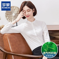 Белый воротник [упругое бамбуковое волокно]