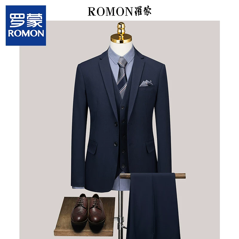 Set, classic suit jacket, dress, 3 piece set