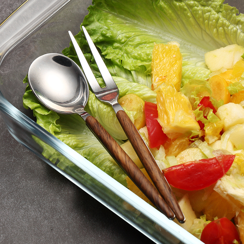 Nordic 304 Stainless Steel Fruit Fork Suit Sweet Spoon Home Fruit Sign Fruit Insert Child Cute Little Fork