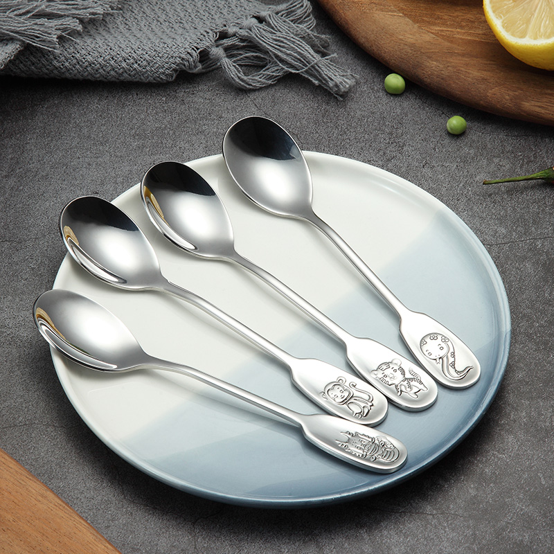 Child Spoon Creativity Pattern Home Food Grade Stainless Steel Spoon Tablespoon Spoon Rice Spoon Rice Spoon Rice Spoon Rice Spoon Rice Spoon Rice Spoon